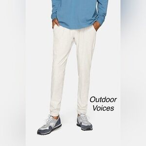 OUTDOOR VOICES MEN’s XSCloudKnit Slim Sweatpants lightweight/crazy-soft w-29-31”
